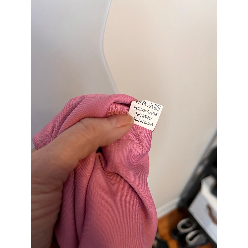 Hello Molly One-Shoulder Midi Dress in Pink - Picture 6 of 7